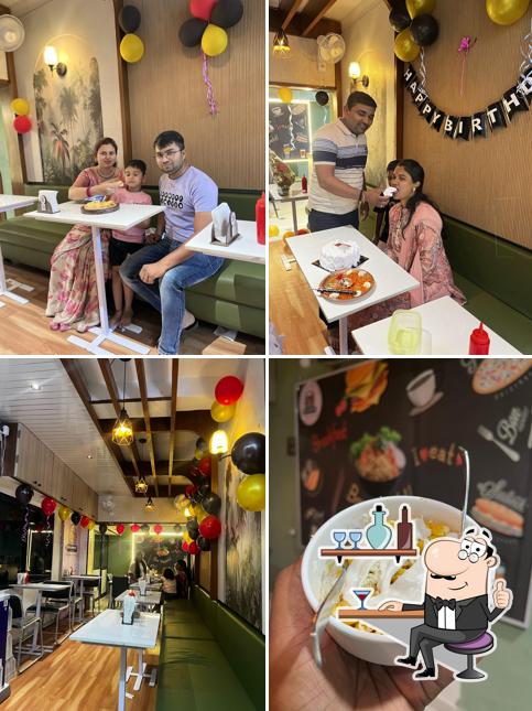 The interior of Bon Appetite Bistro Cafe Fast Food Pure Veg Amravati