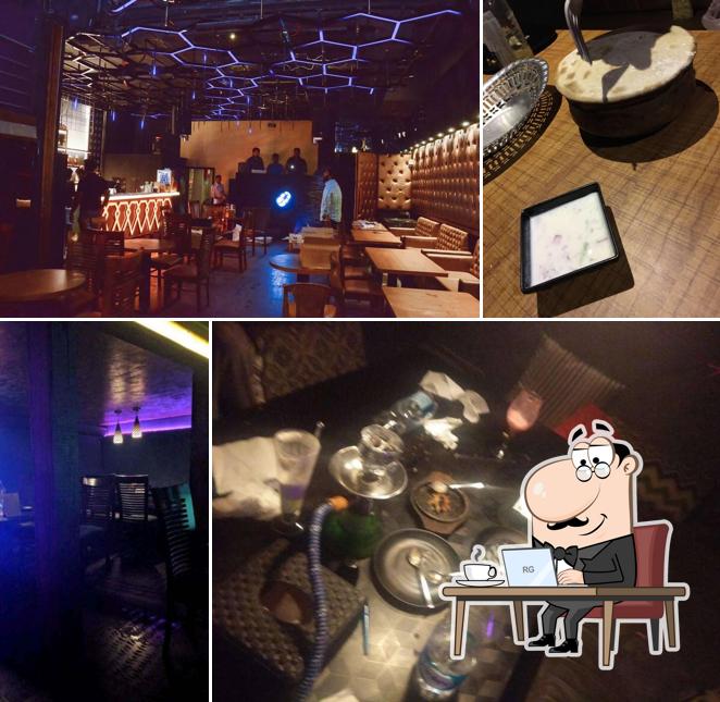 The interior of Lounge 18