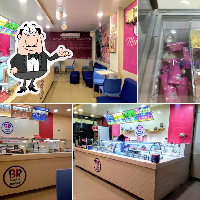 Check out how Baskin Robbins looks inside