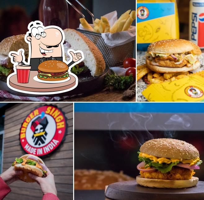 Treat yourself to a burger at Burger Singh