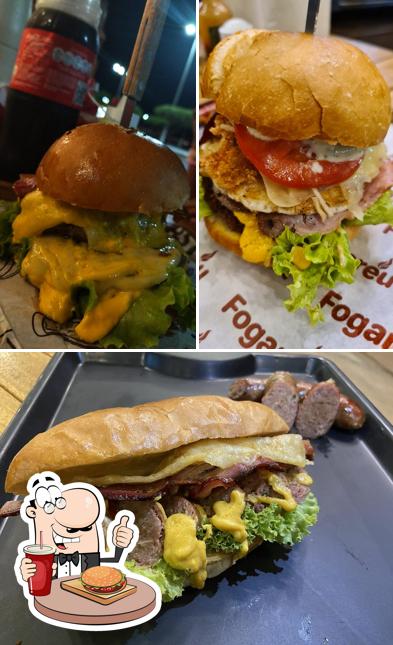 Hambúrguer em Fogaréu