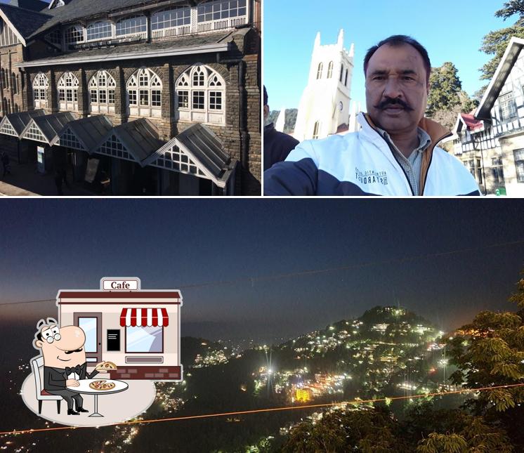 Enjoy the view at the outside area of Himani Cafe & Bar