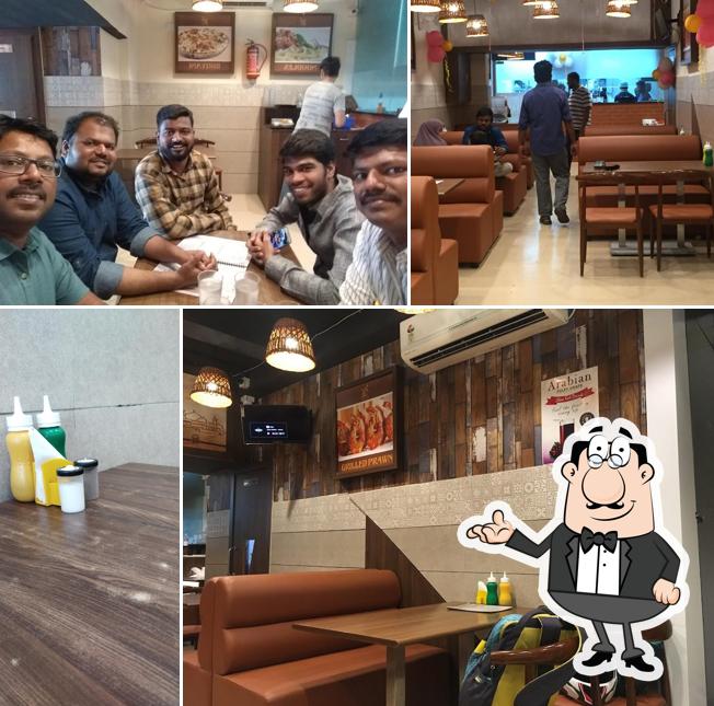 The interior of Little Hut Restaurant