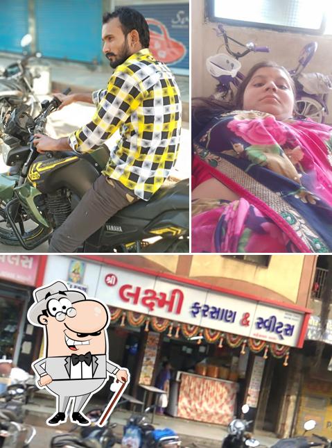 The picture of exterior and interior at Laxmi Farshan & Sweet Mart