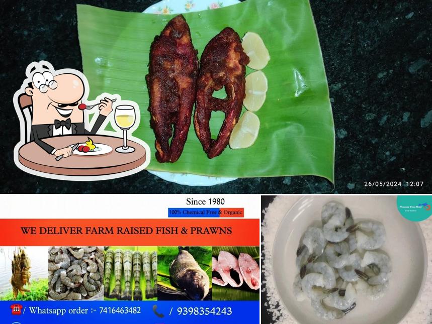 Food at Nellore fish mart
