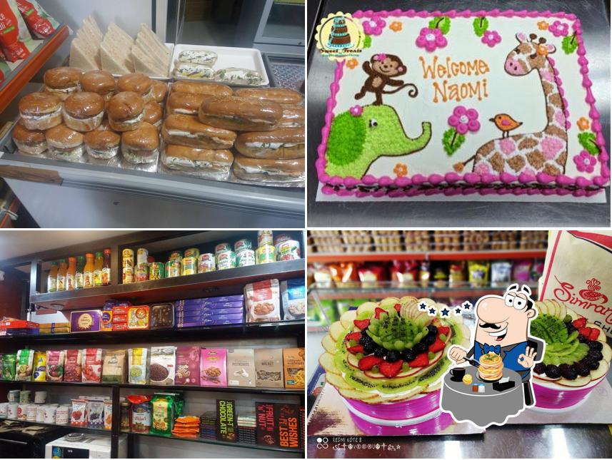 Meals at Simran bakery shop
