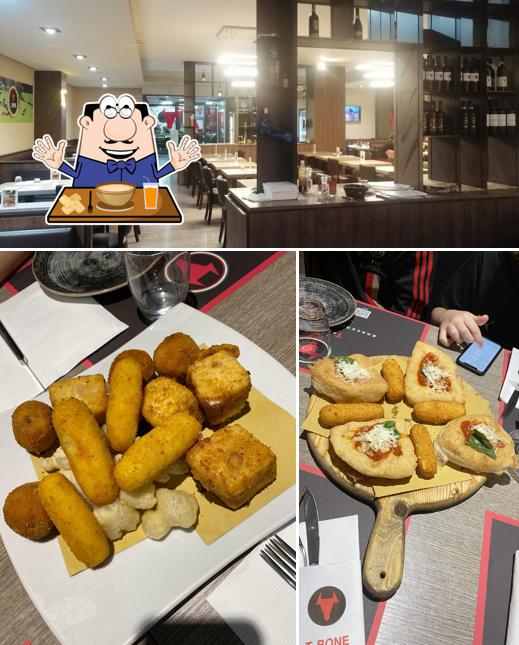 La immagine della cibo e interni di T-Bone