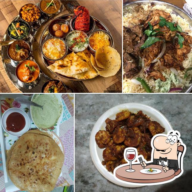 Food at The Mughals Family Restaurant
