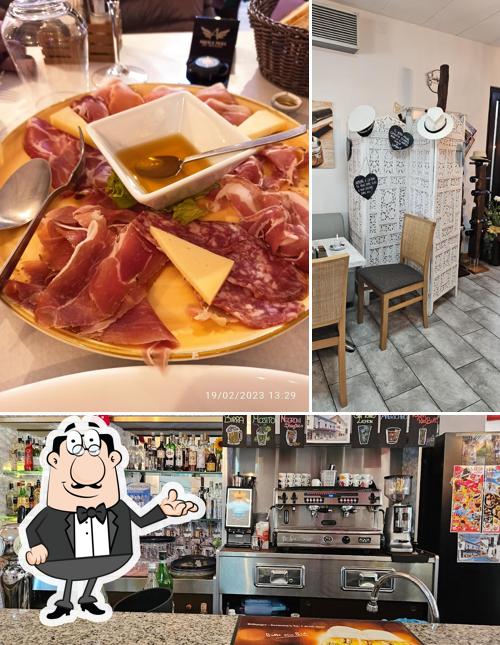 Gli interni di Bar ristorante Aquila Nera