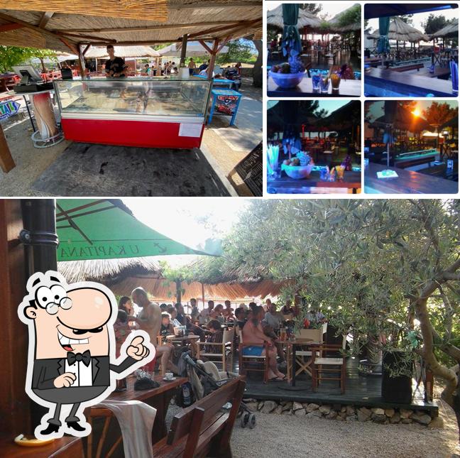 Gli interni di Caffe Bar U Kapetana