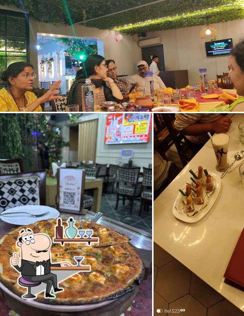 The interior of Drunch Cafe