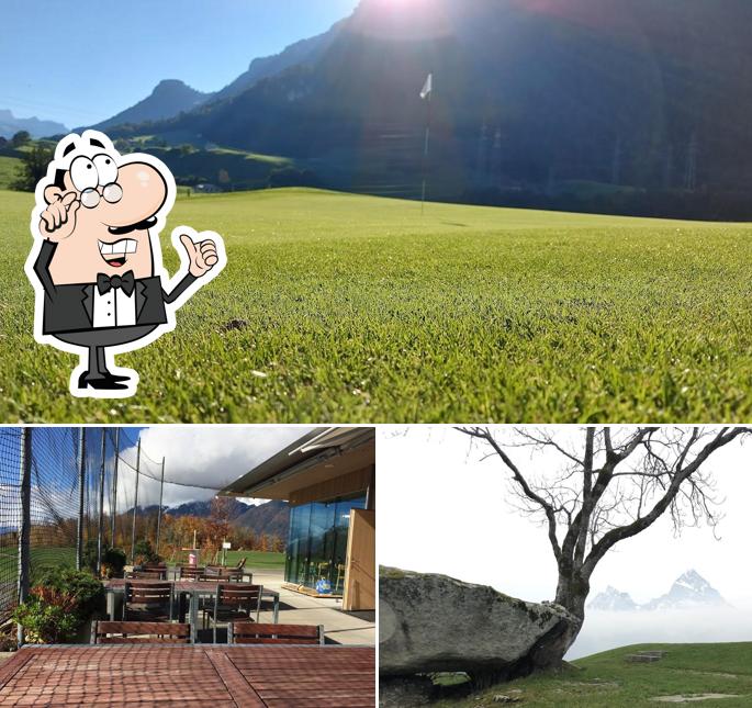 Gli interni di Golf Club Axenstein