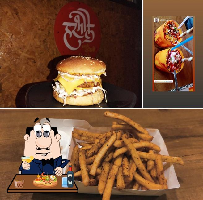 Bruschetta at Harbhole Kachhi Dabeli And Cafe