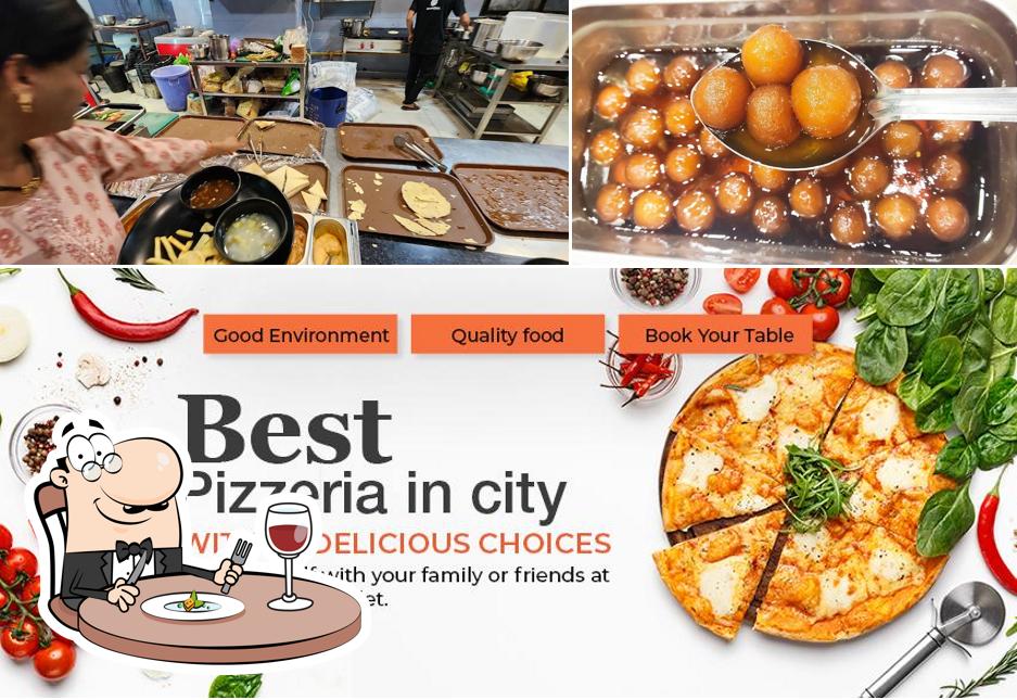 Food at Octant Pizza Gotri