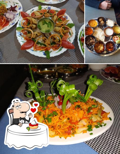 Pawan Sagar Restaurant serves a variety of sweet dishes