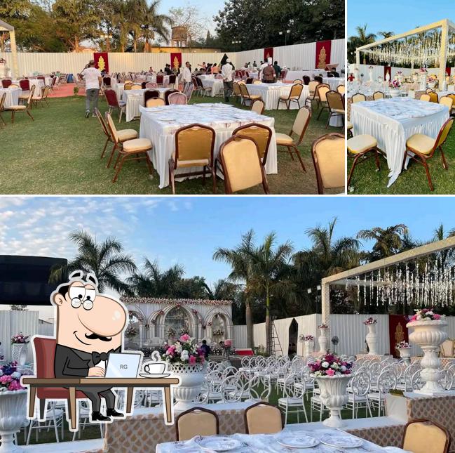 The interior of A.D. Desai Party Plot - Ankleshwar