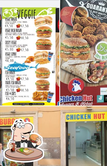 Prova un hamburger a Chicken Hut