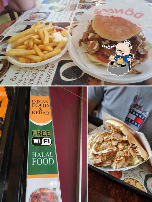 Indian food and Kebab