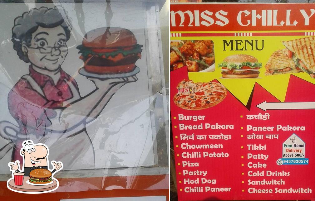 Get a burger at Miss Chilli