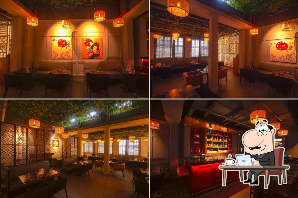 The interior of PO ASIAN CUISINE