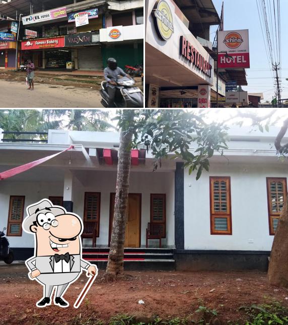 The exterior of Shine Restaurant POONOOR