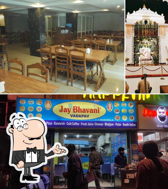 The interior of Jay Bhavani Vadapav