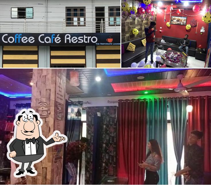 The interior of Gayatri Colony Coffee cafe restro