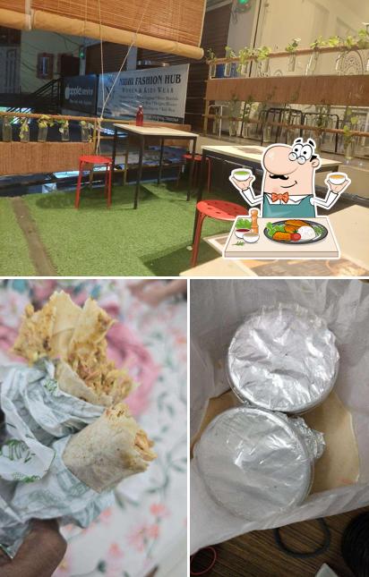 Among various things one can find food and interior at Cafe Parudeesa