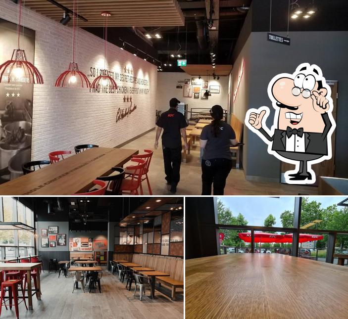 Gli interni di KFC