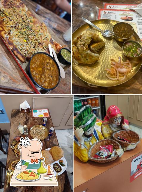 Meals at Kulcha Theka - Yamuna Nagar