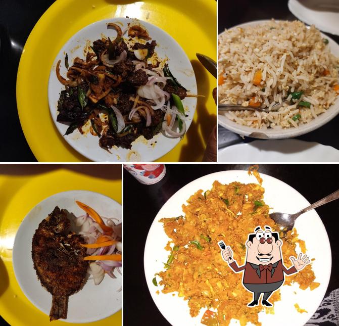 Food at Kuttanadu Restaurant ... Kuttikkanam