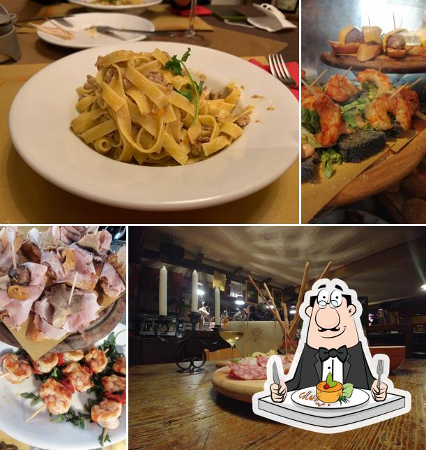 Platti al Osteria "Ombreria" Al Gambero da Zacca