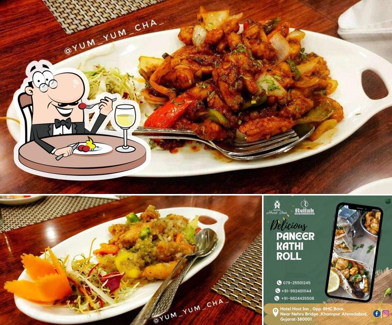 Food at Relish Restaurant