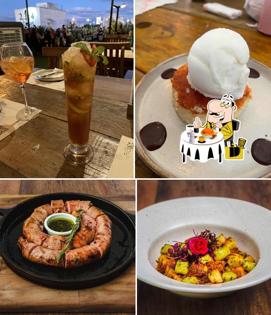 Platos en Reserva Rooftop - Parrilla & Pasta