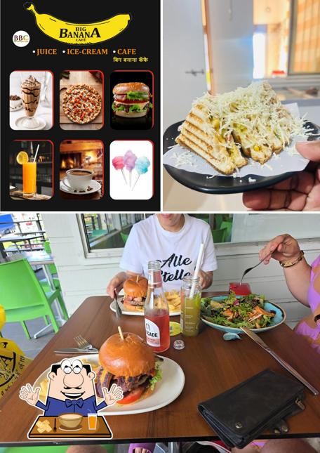 Food at Big Banana Cafe