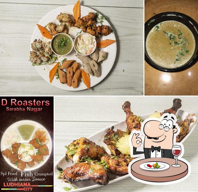 Food at D Roasters By Salsa Spice N Grill