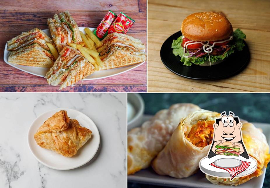 Club sandwich at Grand Bakery And Cool Bar