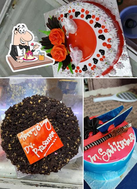 Sai Cakes and Bakes serves a variety of sweet dishes