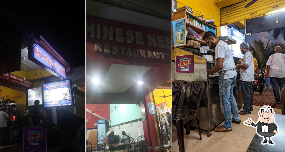 Take a seat at one of the tables at Salam Fast Food/ Chinese Nook