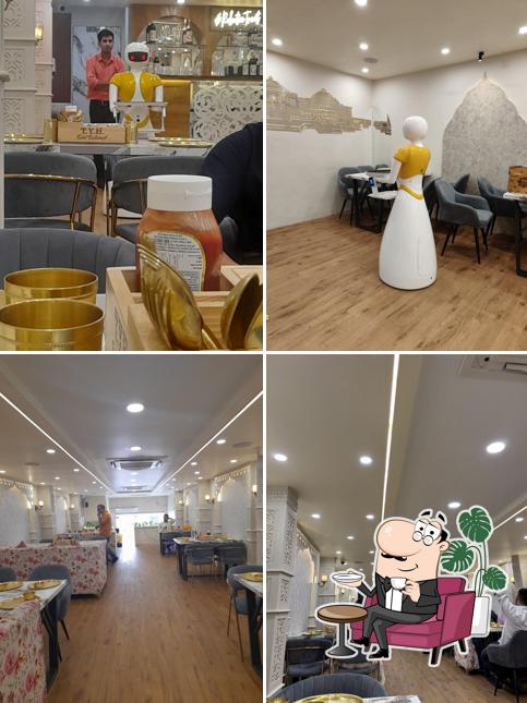 Check out how The Robot Restaurant Yellow House Ayodhya looks inside