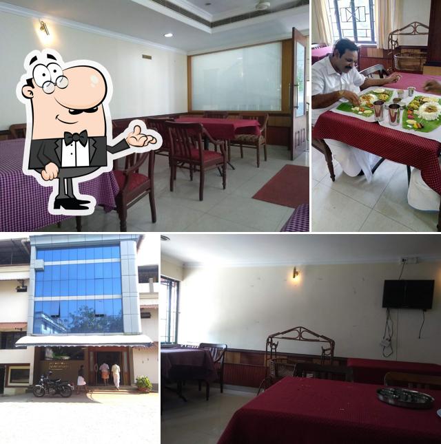The interior of Vanchinadu Restaurant