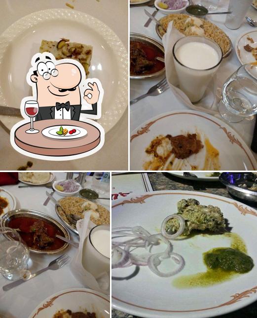 Food at Karim's Mughlai Restaurant