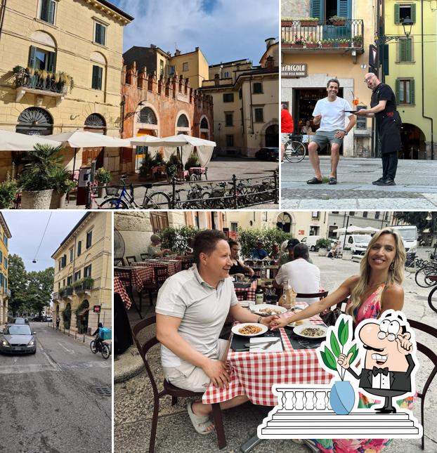 Goditi la vista dall'area esterna di Tosca Bistrot