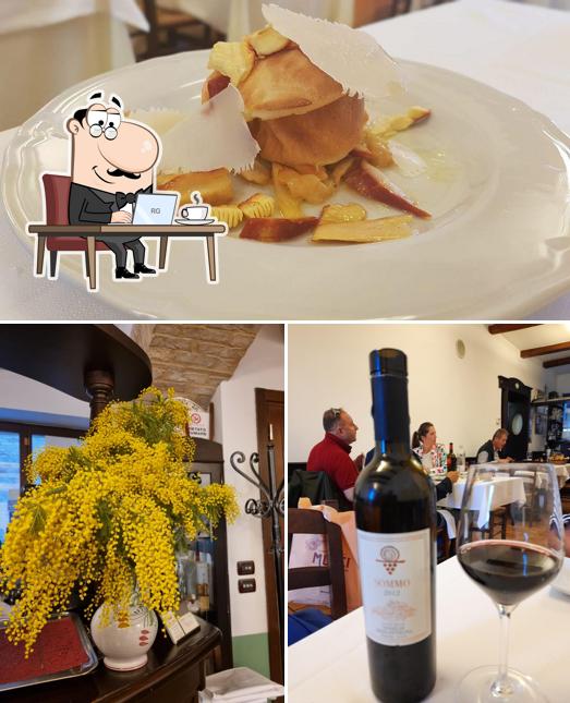 La foto di interni e cibo da Trattoria Da Rosa