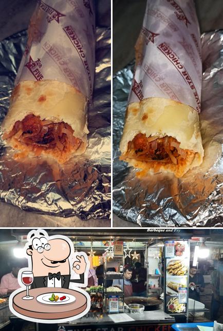 The photo of food and interior at Five star chicken