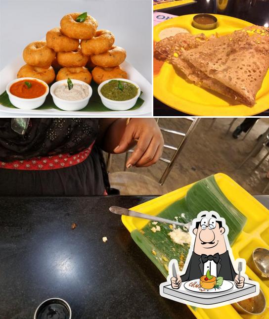 Food at Hot Chips Veg Restaurant