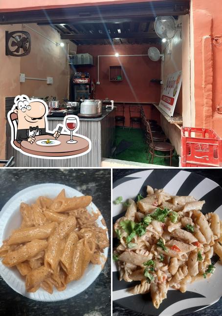 The restaurant's food and interior