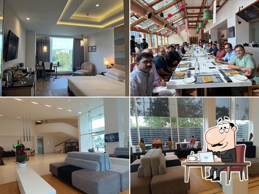 Take a seat at one of the tables at O by Tamara Trivandrum