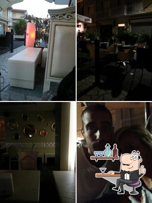 Gli interni di Porfirio Exclusive Cafè
