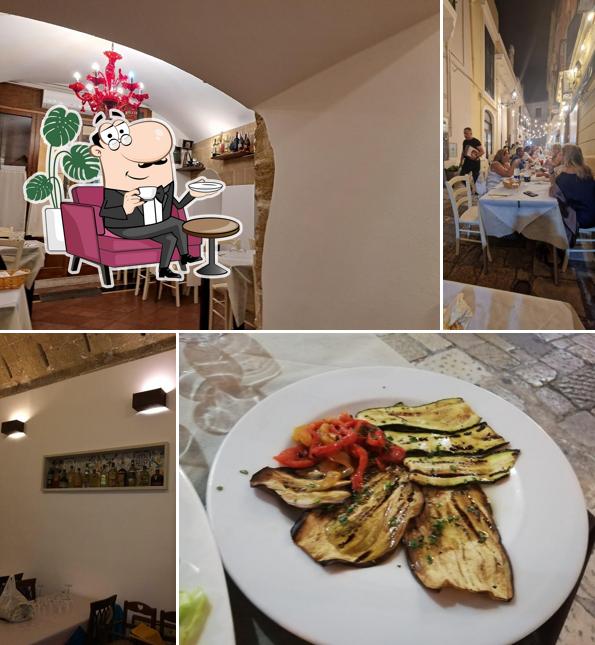 Gli interni di Antica Trattoria
